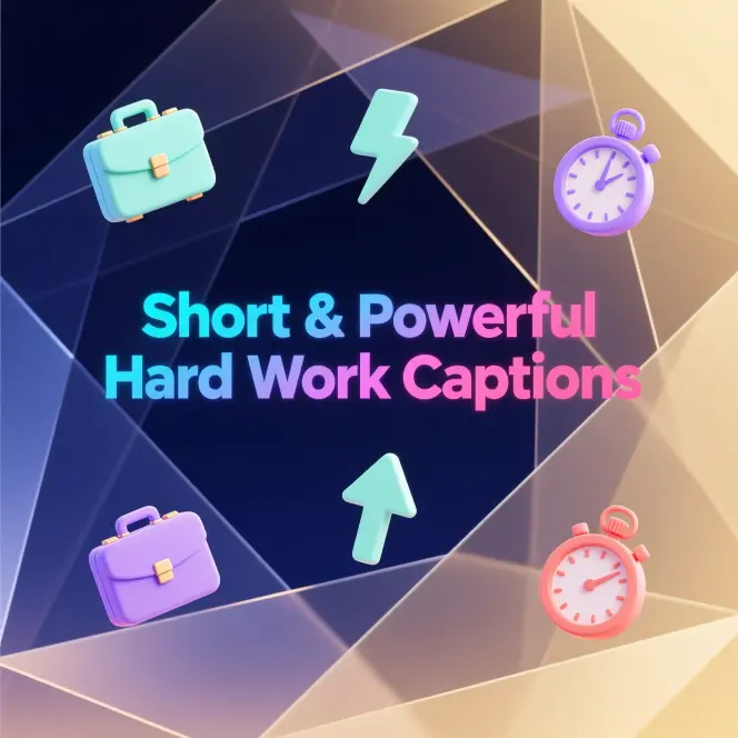 Short & Powerful Hard Work Captions