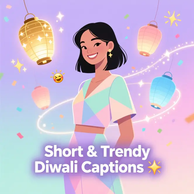 Short & Trendy Diwali Captions
