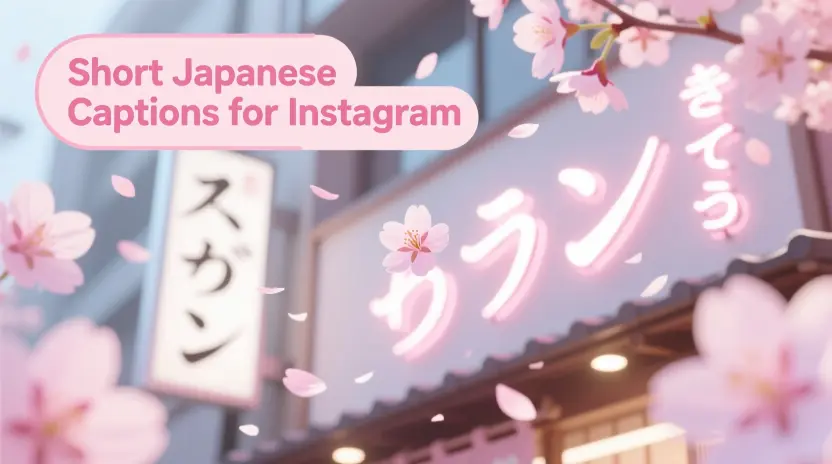 Short Japanese Captions for Instagram