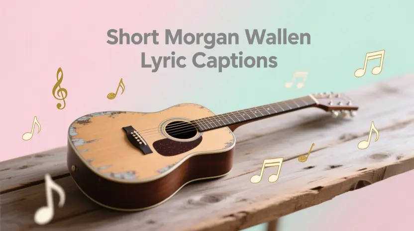 Short Morgan Wallen Lyric Captions 