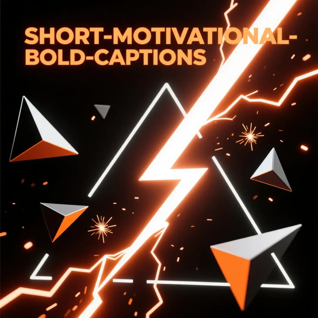 Short Motivational Bold Captions 