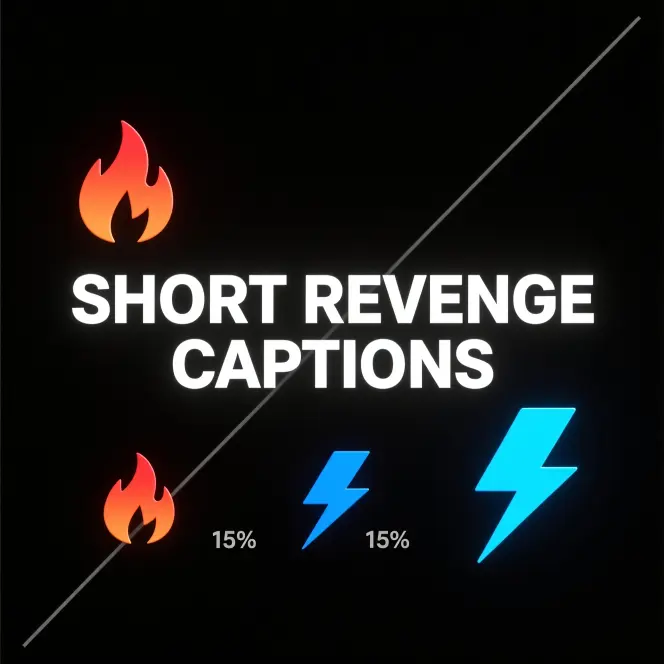 Short Revenge Captions