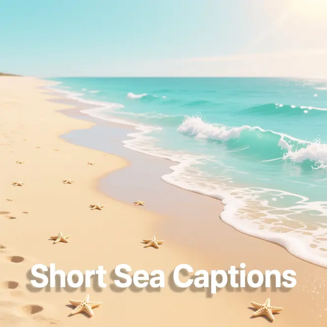 Short Sea Captions for Instagram