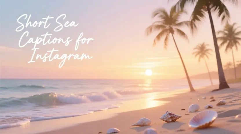 Short Sea Captions for Instagram