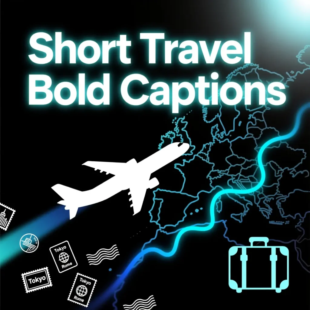 Short Travel Bold Captions