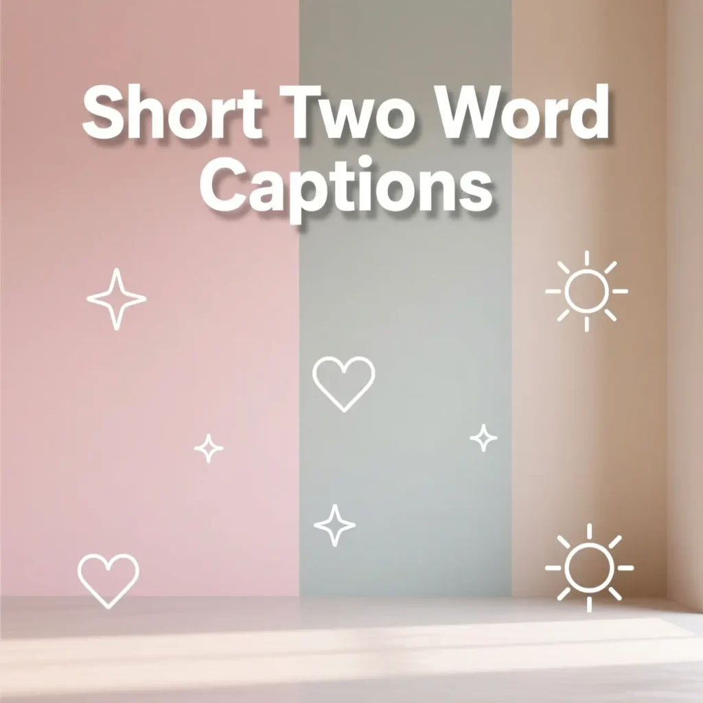 Short Two Word CaptionsΒ