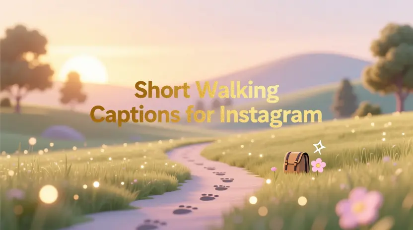 Short Walking Captions for Instagram