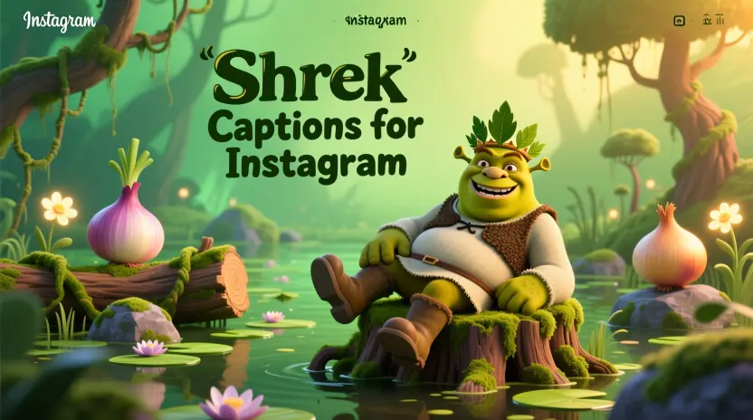 Shrek Captions for Instagram