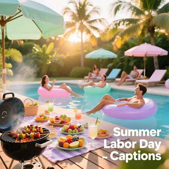 Summer Labor Day Captions