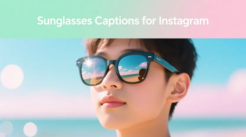 Sunglasses Captions for Instagram