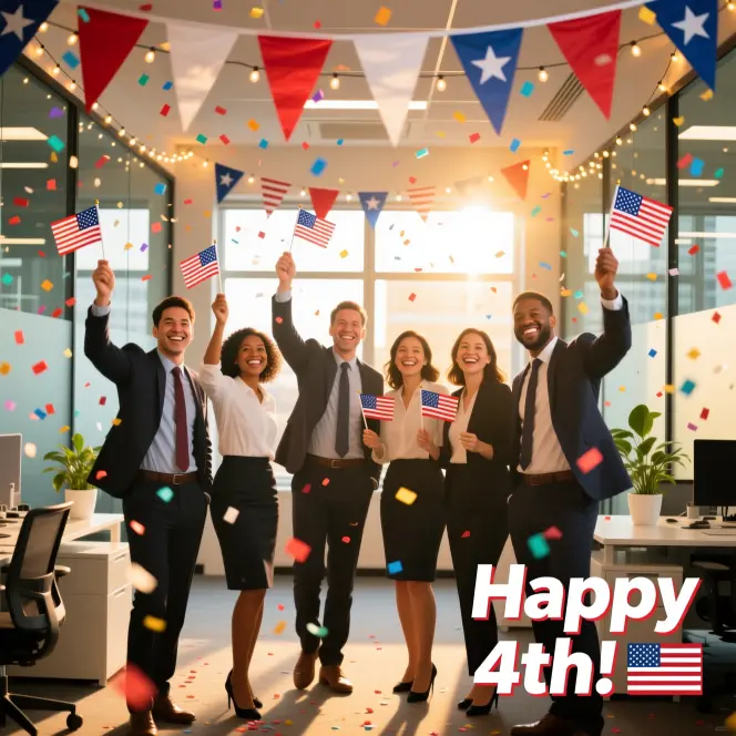  Team & Staff 4th of July Captions 