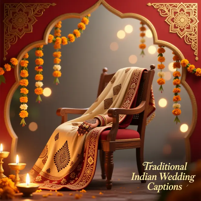 Traditional Indian Wedding Captions