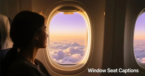 Window Seat Captions 