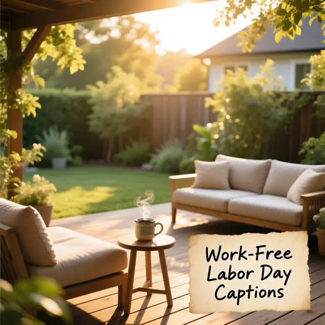 Work-Free Labor Day Captions