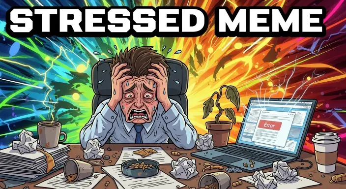 Stressed Meme